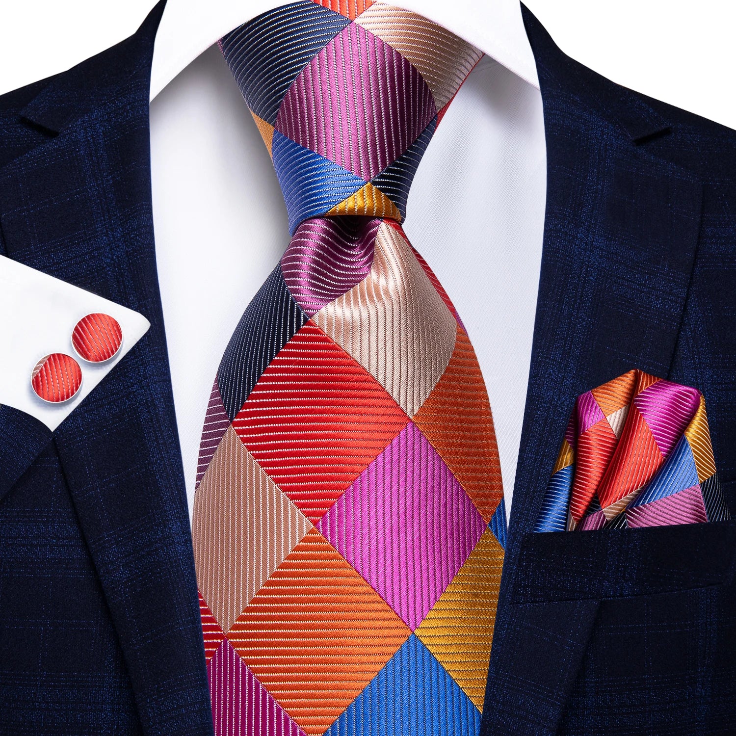 Hi-Tie Men's 100% Silk Paisley Necktie – 8.5cm | 15 Colours