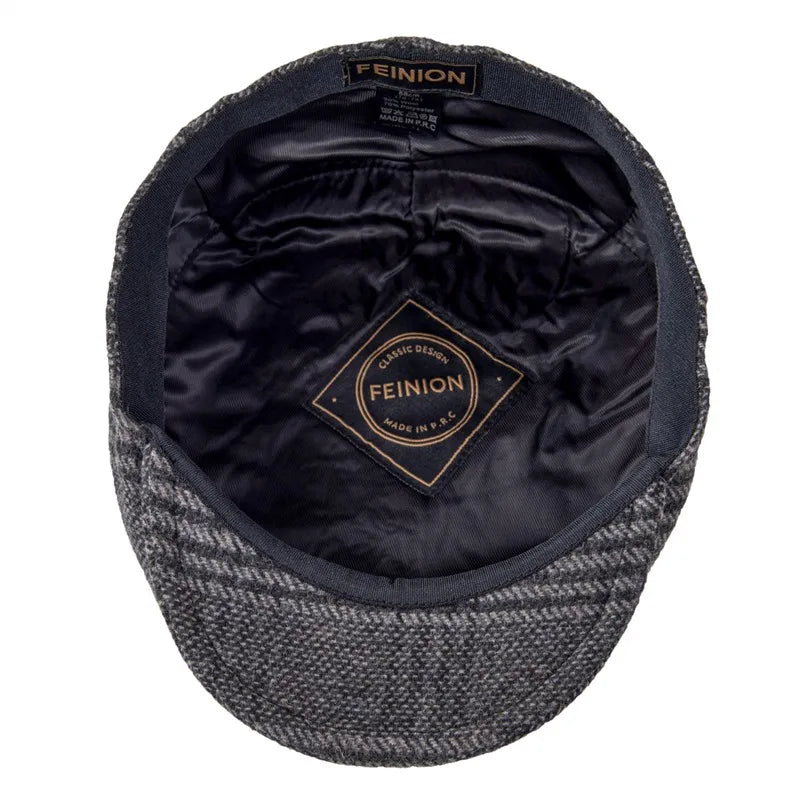 Wool Blend Newsboy Cap