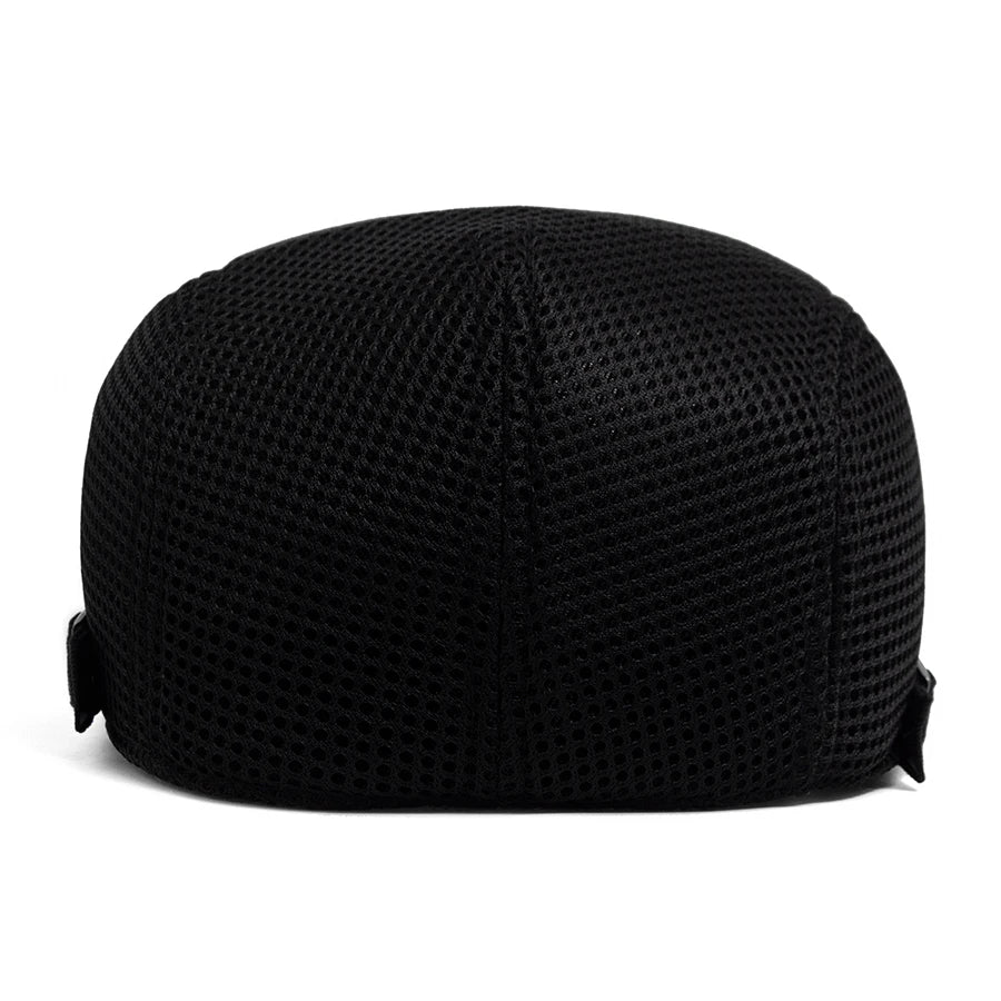 Breathable Mesh Beret — Unisex Summer Flat Cap