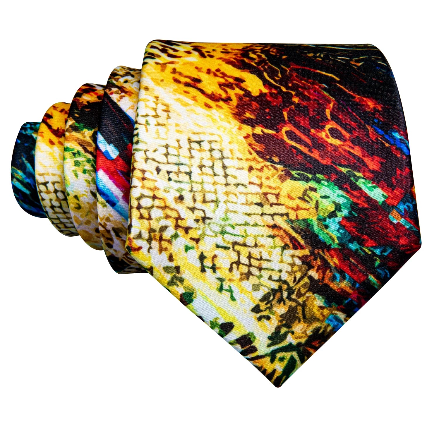 Men's Necktie, Pocket Square & Cufflinks Set – Floral & Novelty Prints