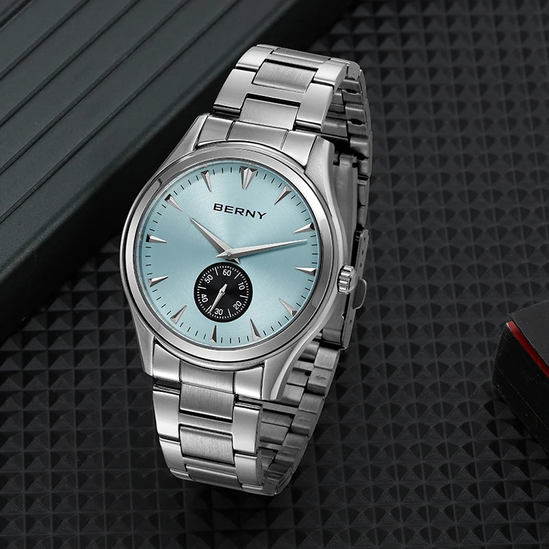 BERNY 2692M Men's Quartz Watch | Stainless Steel | 5ATM Water Resistant
