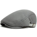 Breathable Mesh Beret — Unisex Summer Flat Cap