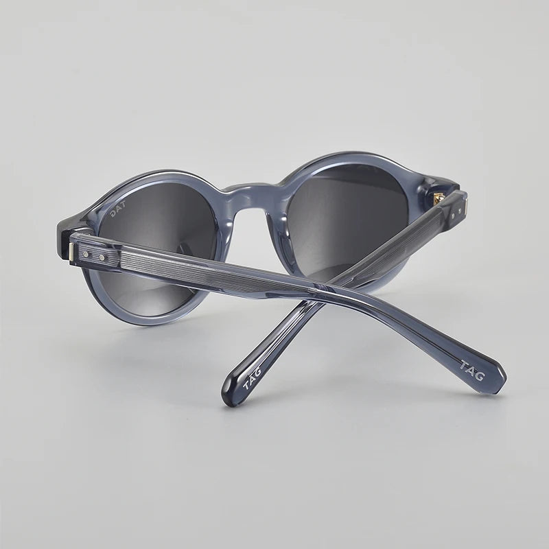 TAG Hezekiah T8766 Polarized Photochromic Round Sunglasses