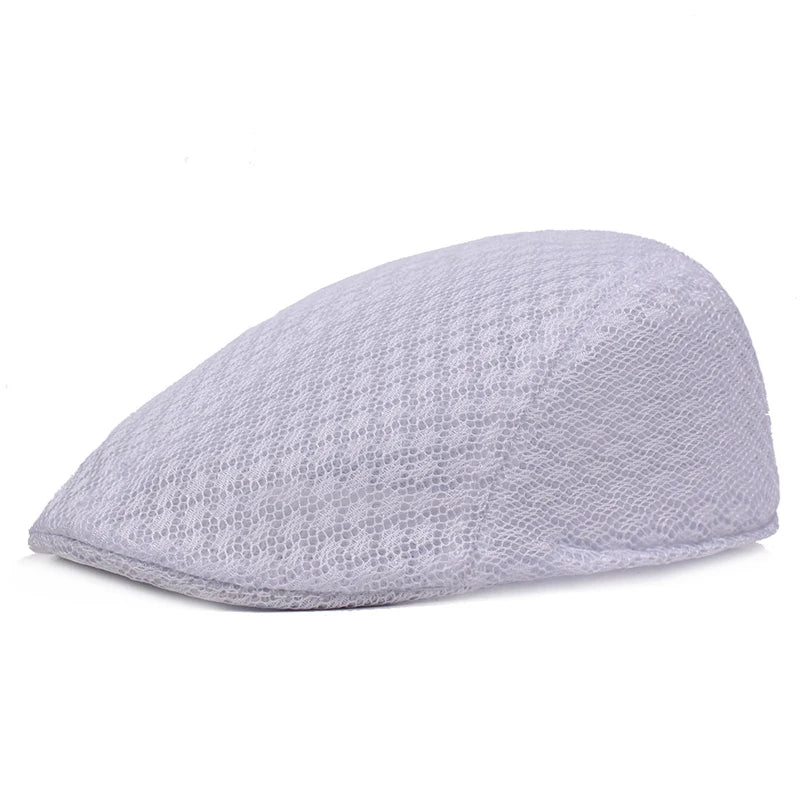 Men's Breathable Flat Cap – Lightweight Beret Style