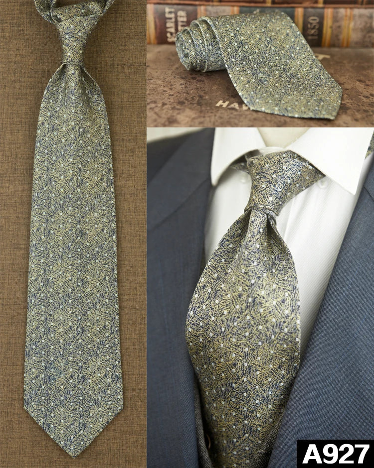 100% Silk Men's Printed Necktie – Vintage & Novelty Collection