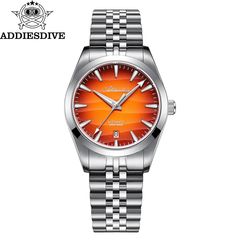 ADDIESDIVE Automatic Dive Watch — 39mm Sapphire Glass, 200m Water Resistant