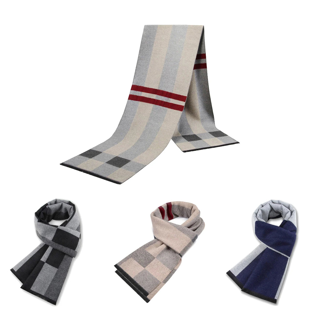 Cashmere-Feel Knit Scarf & Shawl