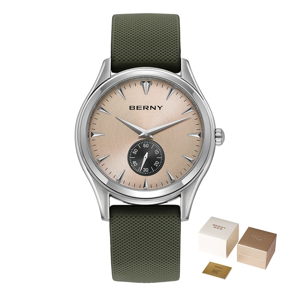 BERNY 2692M Men's Quartz Watch | Stainless Steel | 5ATM Water Resistant