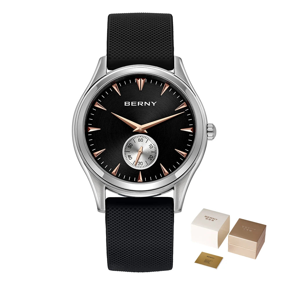 BERNY 2692M Men's Quartz Watch | Stainless Steel | 5ATM Water Resistant