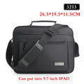 Waterproof Black Men Briefcase High Quality Brand Shoulder Bags For Women Messenger Bag Men's Crossbody Bags BolsoHombre2022