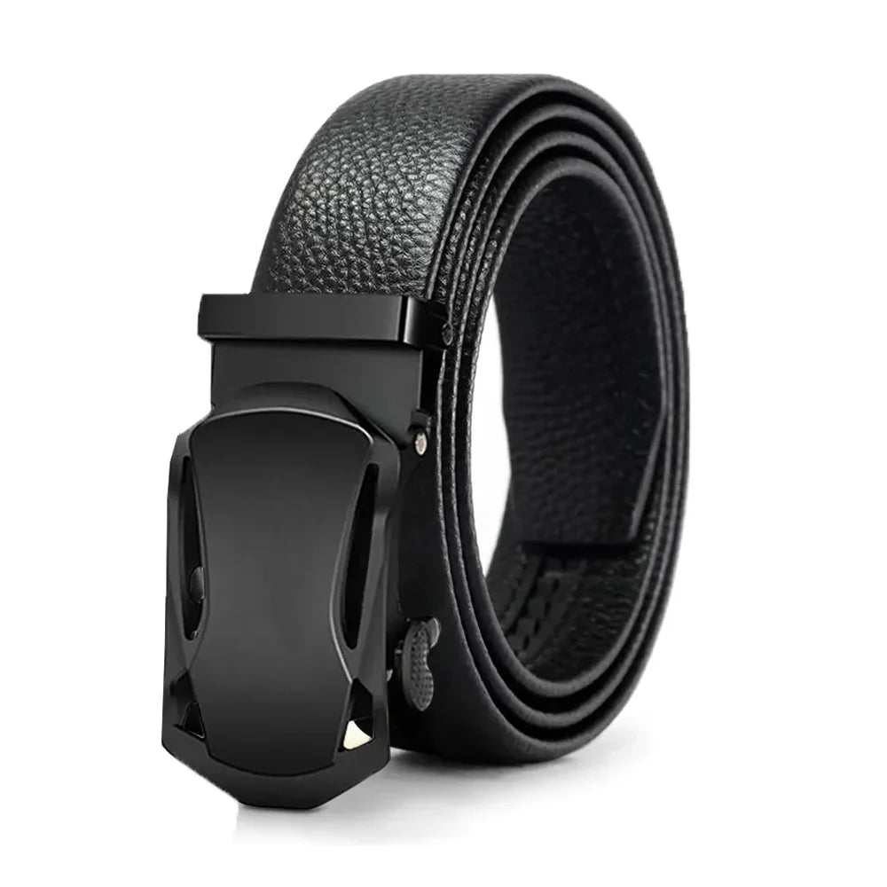 DOOPAI Automatic Buckle Dress Belt | PU Leather | Formal & Business | 105–125cm