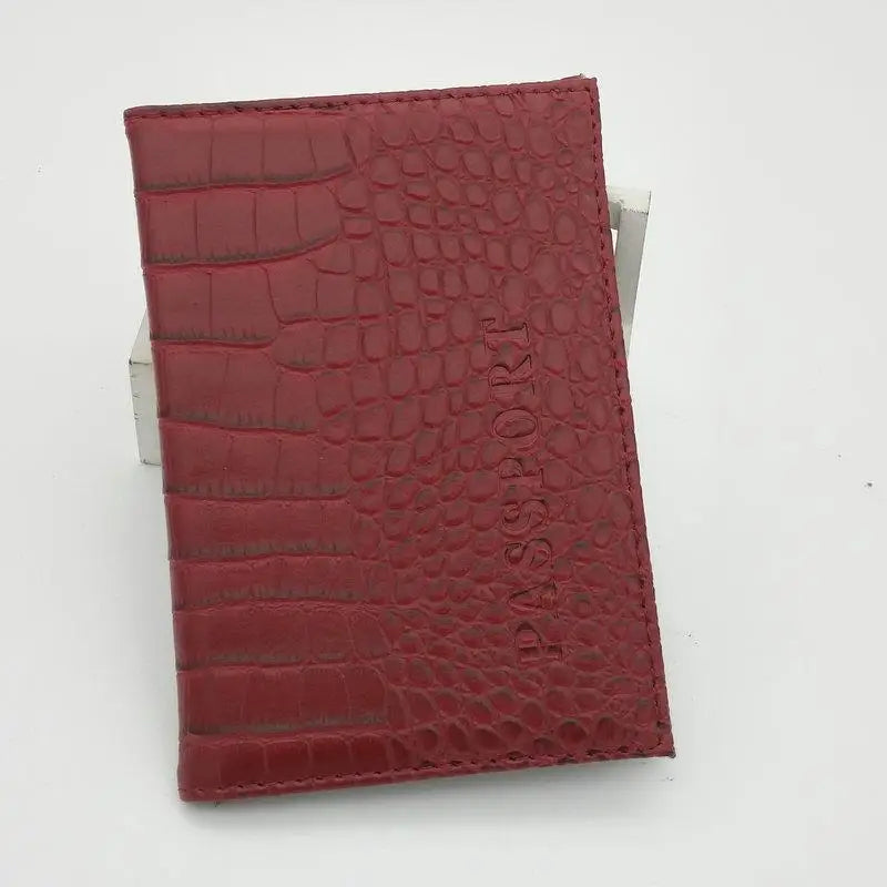 Functional Waterproof Passport Wallet in PU Leather with Extra Credit Card Slots