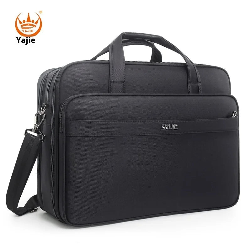 Yajie Business Computer Bag 19-Inch Handbag Fashionable Oxford Bute Large-Capacity Shoulder Bag Business Trip Manufacturer