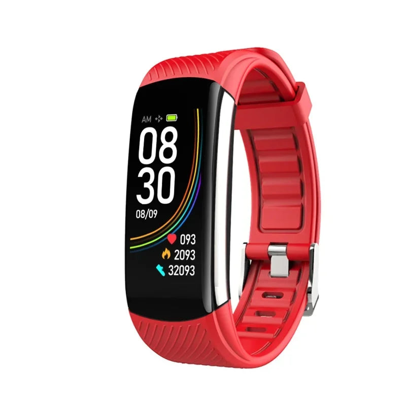 C6T Smart Fitness Bracelet | Body Temperature, Heart Rate & Sleep Monitor | IP67
