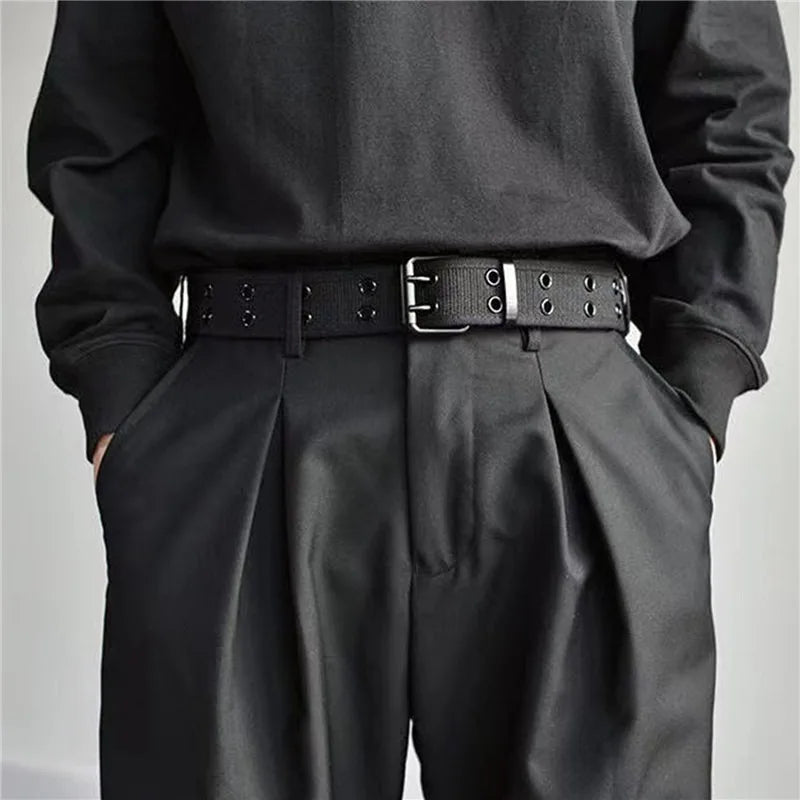 High Quality Canvas Tactical Belt For Men Metal Buckle Luxury Webbing Waistband Outdoor Sport Male Training Belts