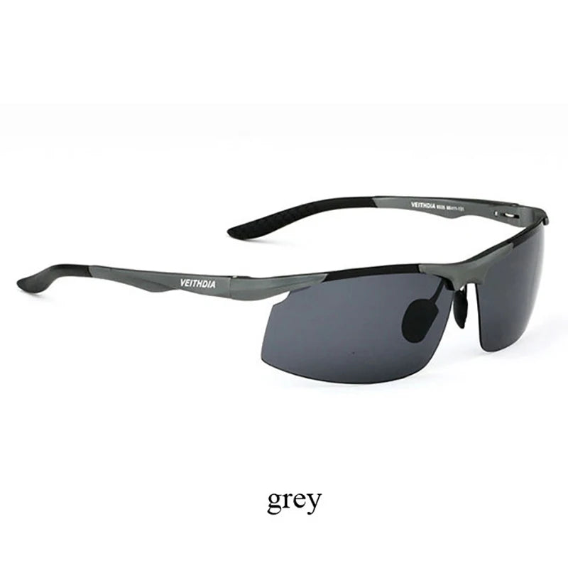 VEITHDIA Rimless Sunglasses | Aluminium Frame | Polarized UV400