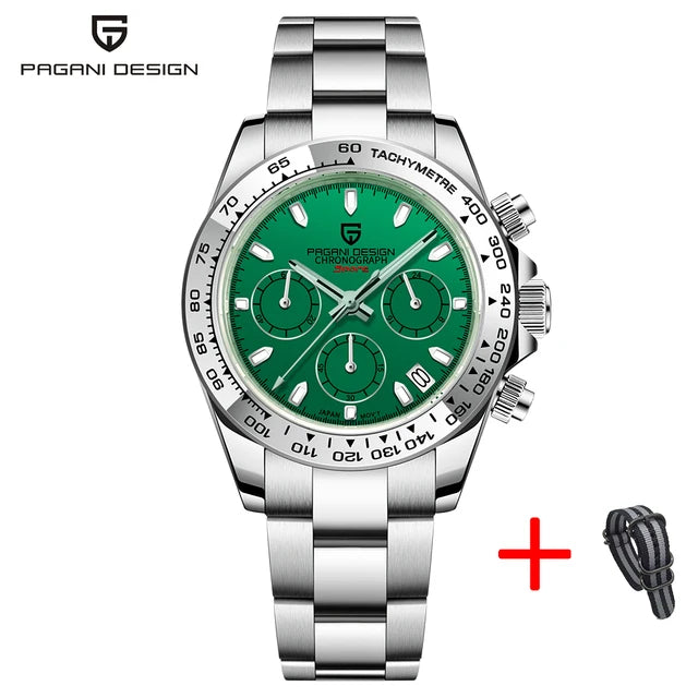 Pagani Design PD-1727 Men's Chronograph Watch | VK63 | Sapphire Crystal | 10ATM