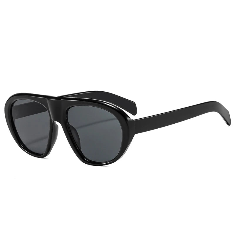 SO&EI Vintage Candy Color Pilot Men Sunglasses Fashion Women Outdoor Shades UV400 Punk Leopard Sun Glasses