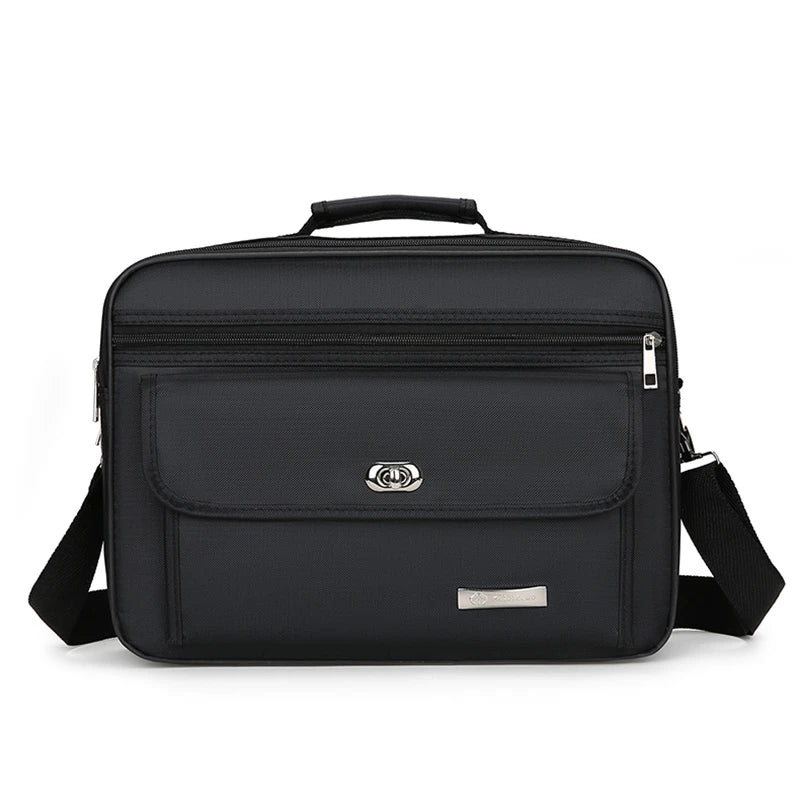 Business Men's Oxford Cloth Large Capacity Single Shoulder Bag Waterproof Luggage for Travel Laptop Briefcase Handbag