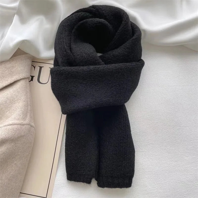 Sheep Wool Knit Scarf