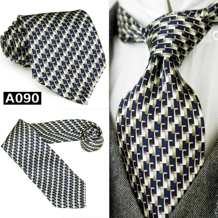 100% Silk Men's Printed Necktie – Vintage & Novelty Collection