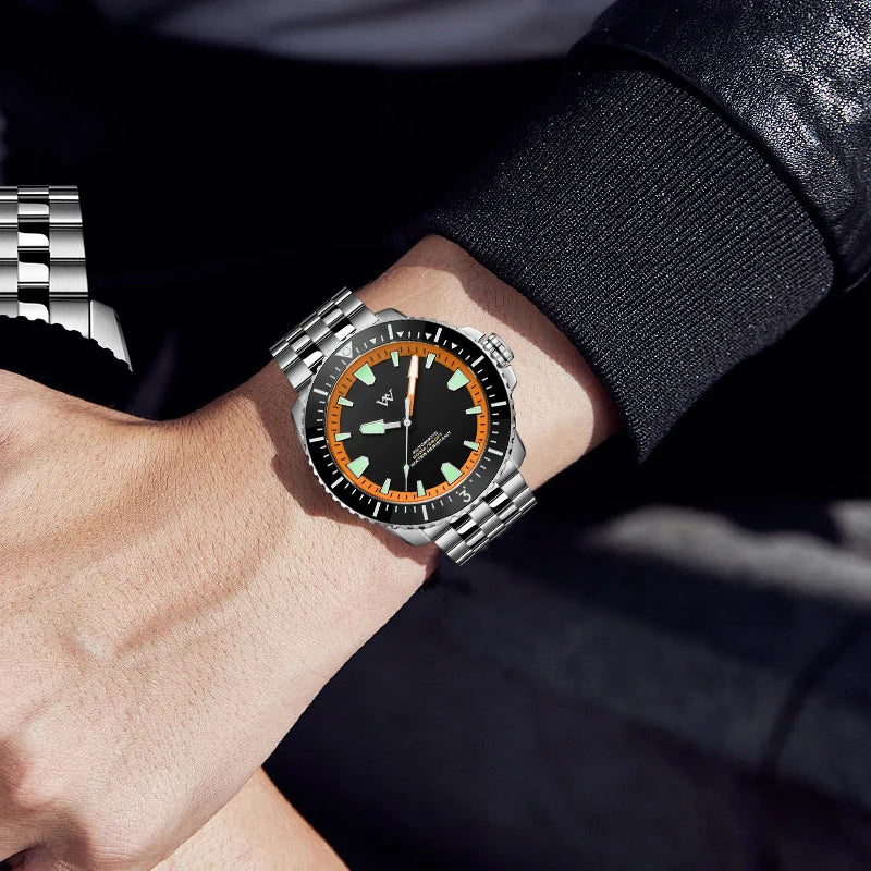 Welly Merck WM211 Automatic Dive Watch – Seiko NH35, AR Sapphire Crystal, 200m Water Resistant