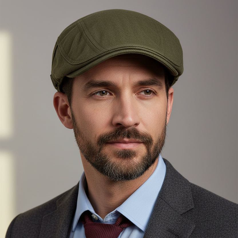 Classic Cotton Beret — Unisex Newsboy Cap