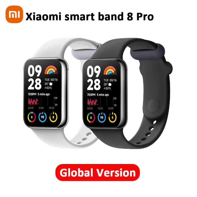 Global Version Xiaomi Smart Band 8 Pro 1.74" AMOLED Display Built-in Up to 14-day Battery Life Mi Smart Band Watch Sport Band