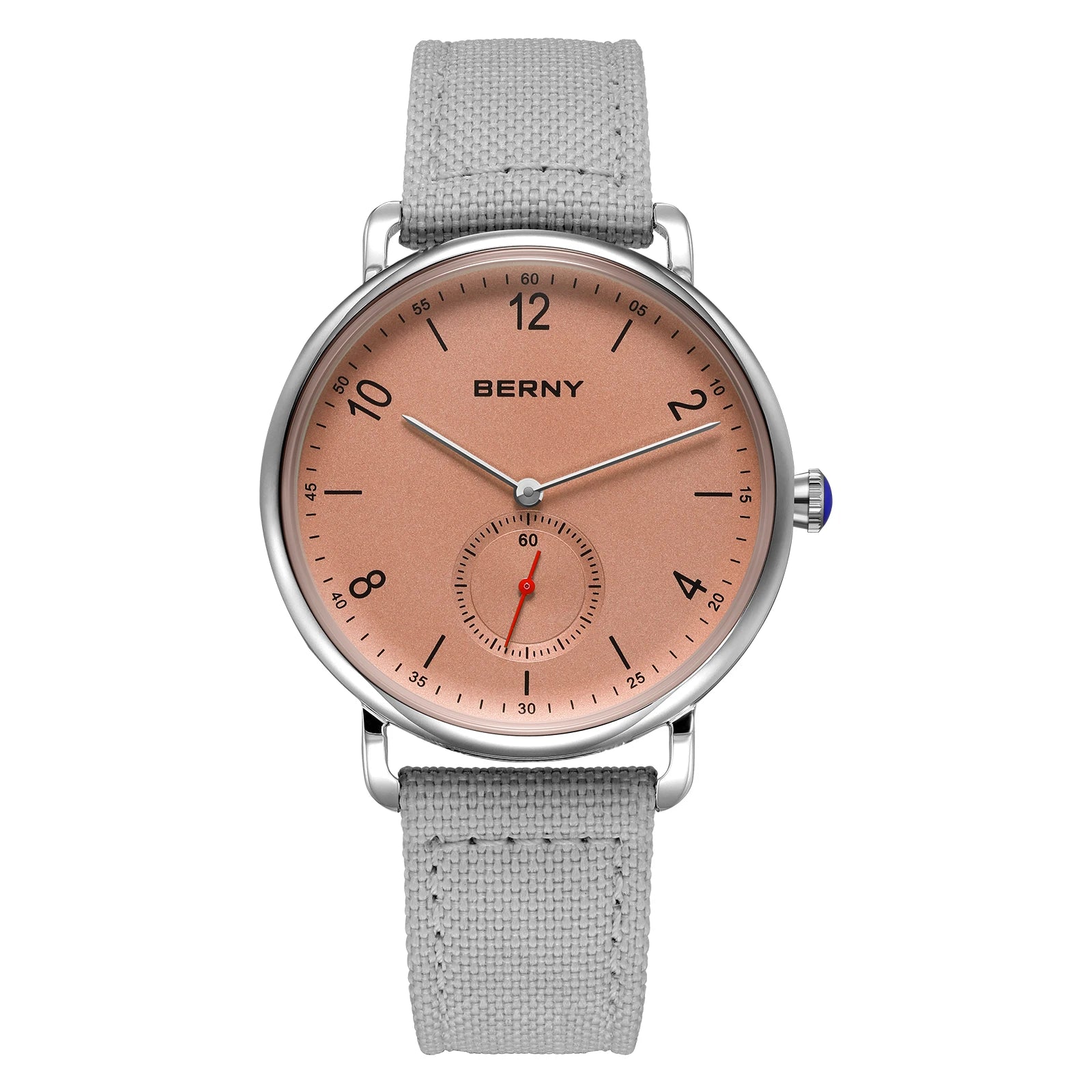 BERNY 2929CS Smart Casual Quartz Watch | Miyota 1L45 | 5ATM | Quick-Release Canvas Strap