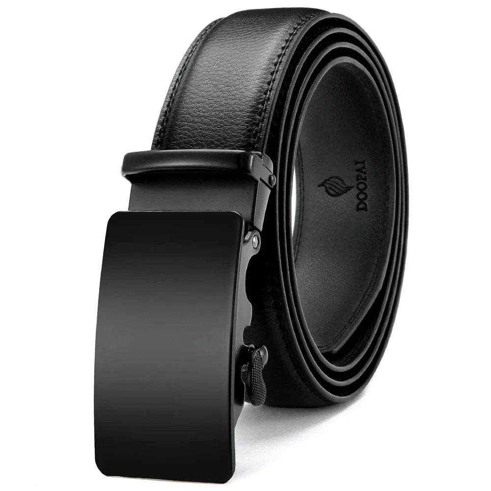 DOOPAI Automatic Buckle Dress Belt | PU Leather | Formal & Business | 105–125cm