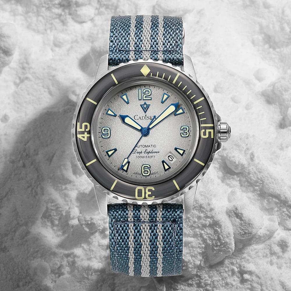 Cadisen 8239 Automatic Watch – Miyota 8215, Sapphire Crystal, 100m Water Resistant