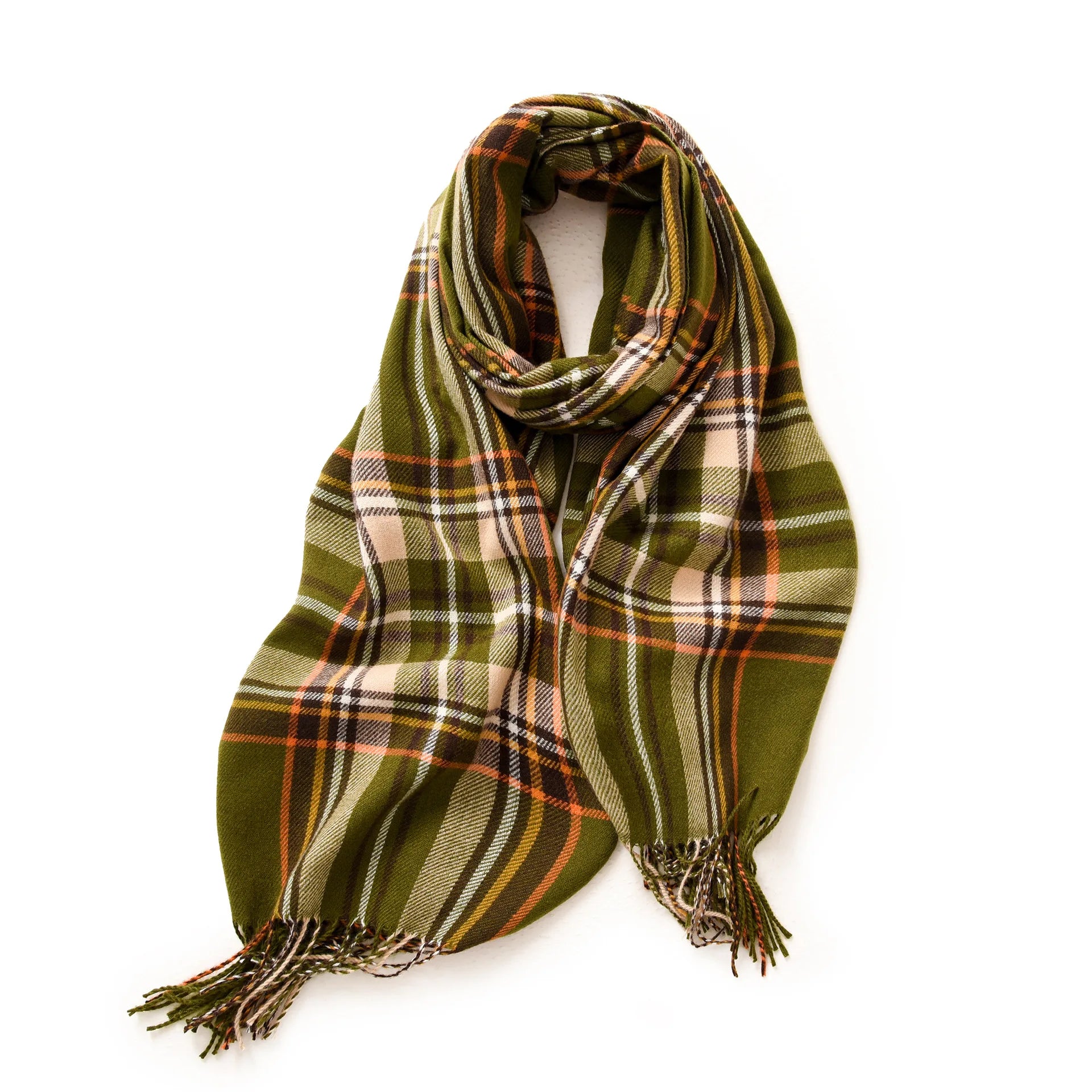 Men's Soft Winter Scarf | Warm Tassel Wrap & Shawl