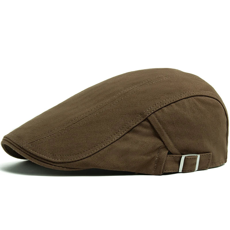 Classic Cotton Beret — Unisex Newsboy Cap