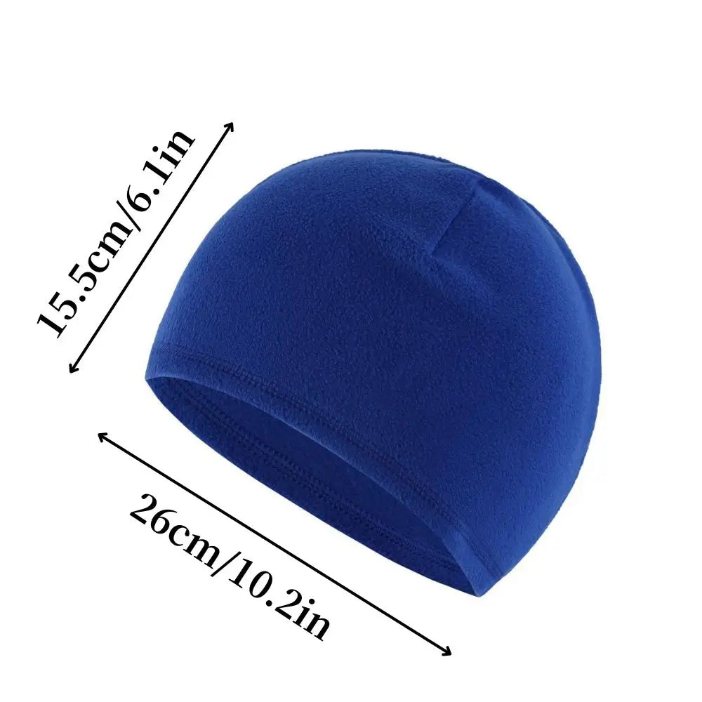 Men's Fleece Beanie – Windproof Winter Hat