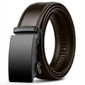 Men's Automatic Buckle Belt – PU Leather Business Belt