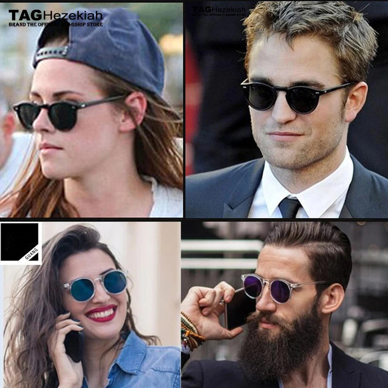TAG Hezekiah 5186 Polarized Photochromic Round Sunglasses