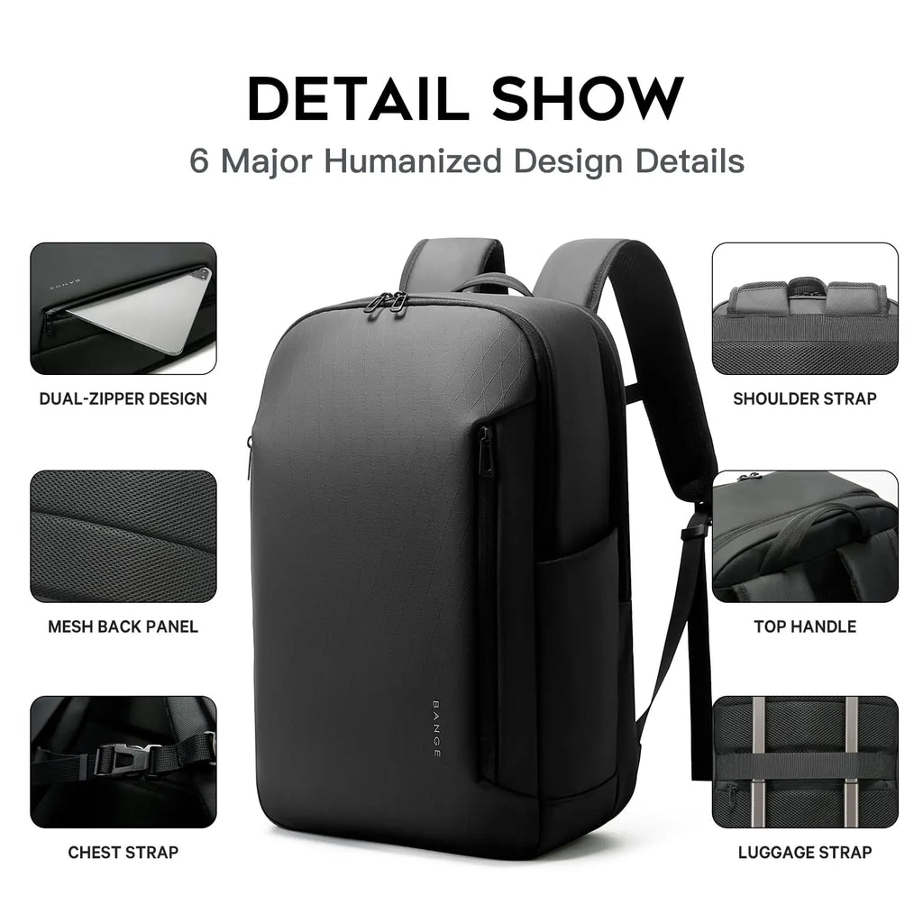 Bange BG-3057 Laptop Backpack – 46L Multi-Pocket, Waterproof, 15.6"