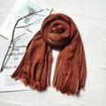 Men's Striped Winter Scarf
