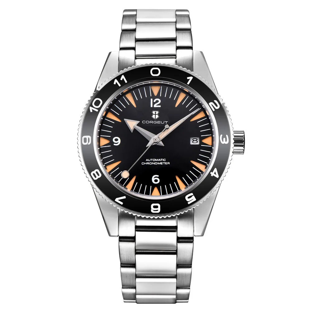 CORGEUT 2013 Automatic Dive Watch – Ceramic Bezel, Sapphire Crystal, NH35 or Miyota, 100m Water Resistant