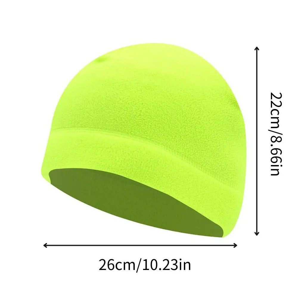 Men's Fleece Beanie – Windproof Winter Hat
