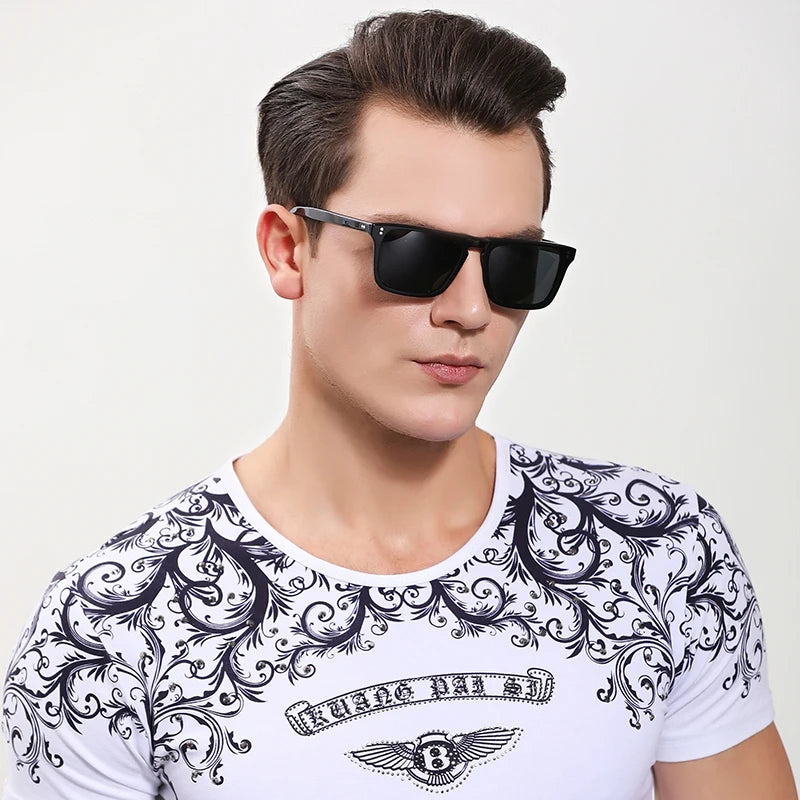 TAG Hezekiah 5189 Polarized Photochromic Square Sunglasses