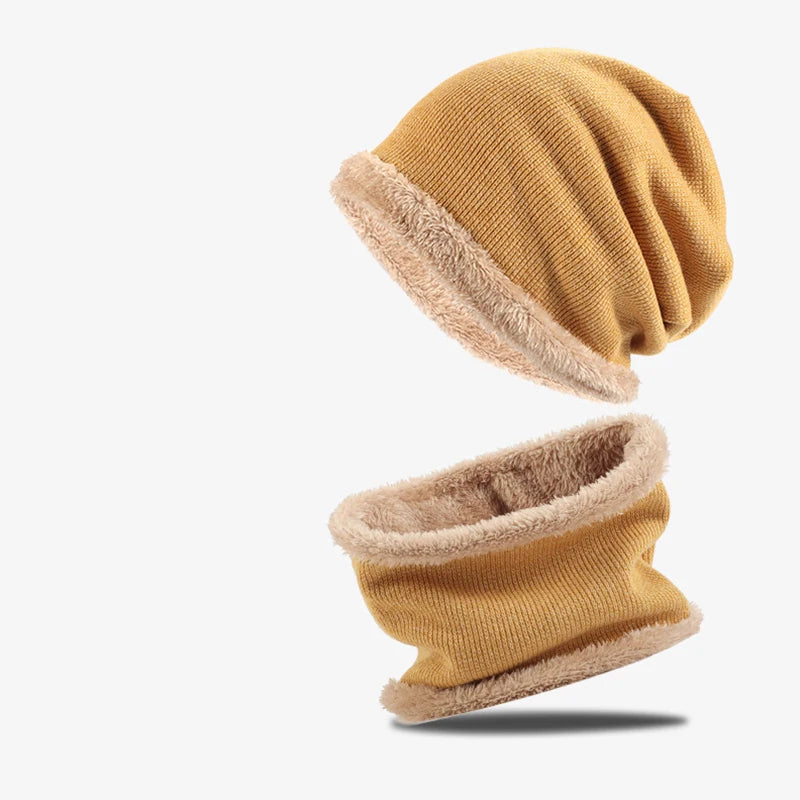 Knit Beanie & Scarf Set – Warm Winter Accessory Set | Unisex