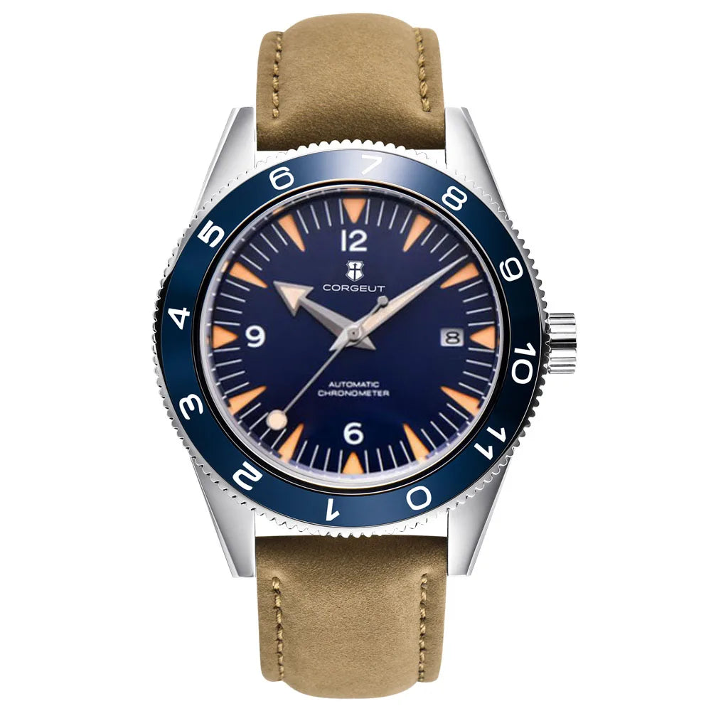 CORGEUT 2013 Automatic Dive Watch – Ceramic Bezel, Sapphire Crystal, NH35 or Miyota, 100m Water Resistant