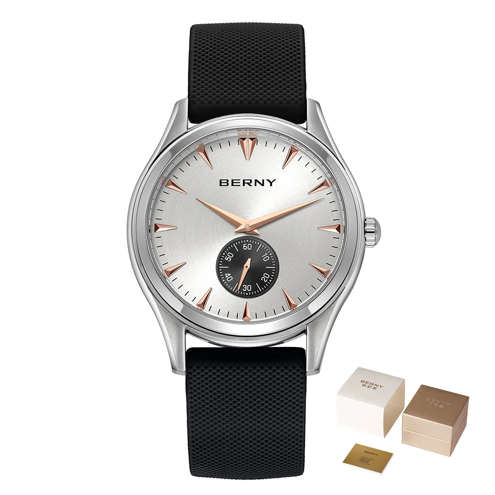 BERNY 2692M Men's Quartz Watch | Stainless Steel | 5ATM Water Resistant