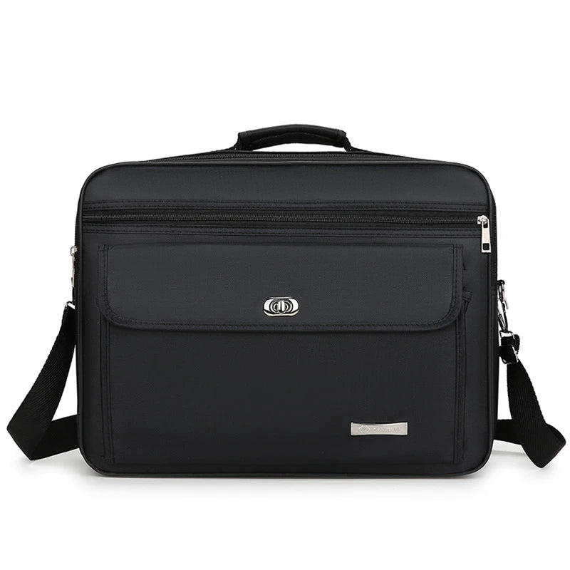 Business Men's Oxford Cloth Large Capacity Single Shoulder Bag Waterproof Luggage for Travel Laptop Briefcase Handbag