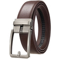 Genuine Leather Casual Belt | Automatic Buckle | Black & Brown | 105–170cm