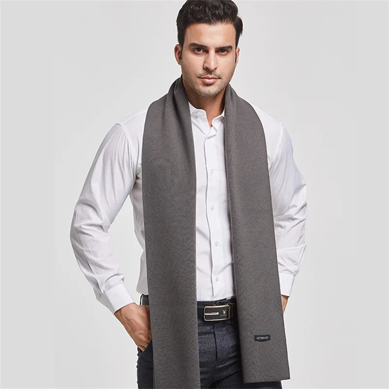 Men's Cashmere Blend Winter Scarf