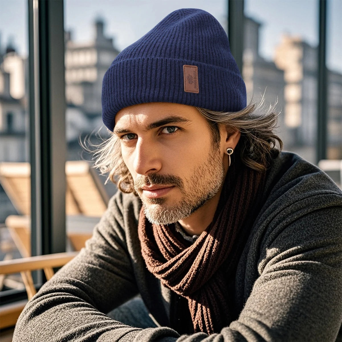 BISON DENIM Knitted Winter Beanie
