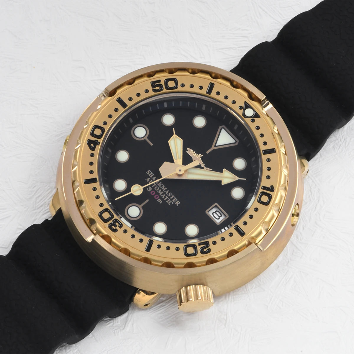 HEIMDALLR Men Diver Watch 47mm Bronze Tuna Automatic Mechanical Wristwatch 30ATM Waterproof C3 Luminous Sapphire NH35