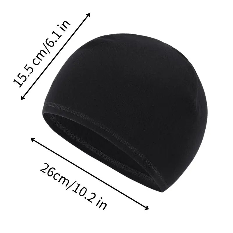 Men's Fleece Beanie – Windproof Winter Hat